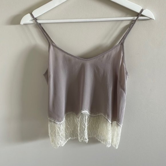 Aritzia Wilfred Chimere 100% Silk Camisole Tank Top Size X - Picture 2 of 7